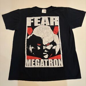 2011 Fear Megatron transformers movie/show promotion shirt
